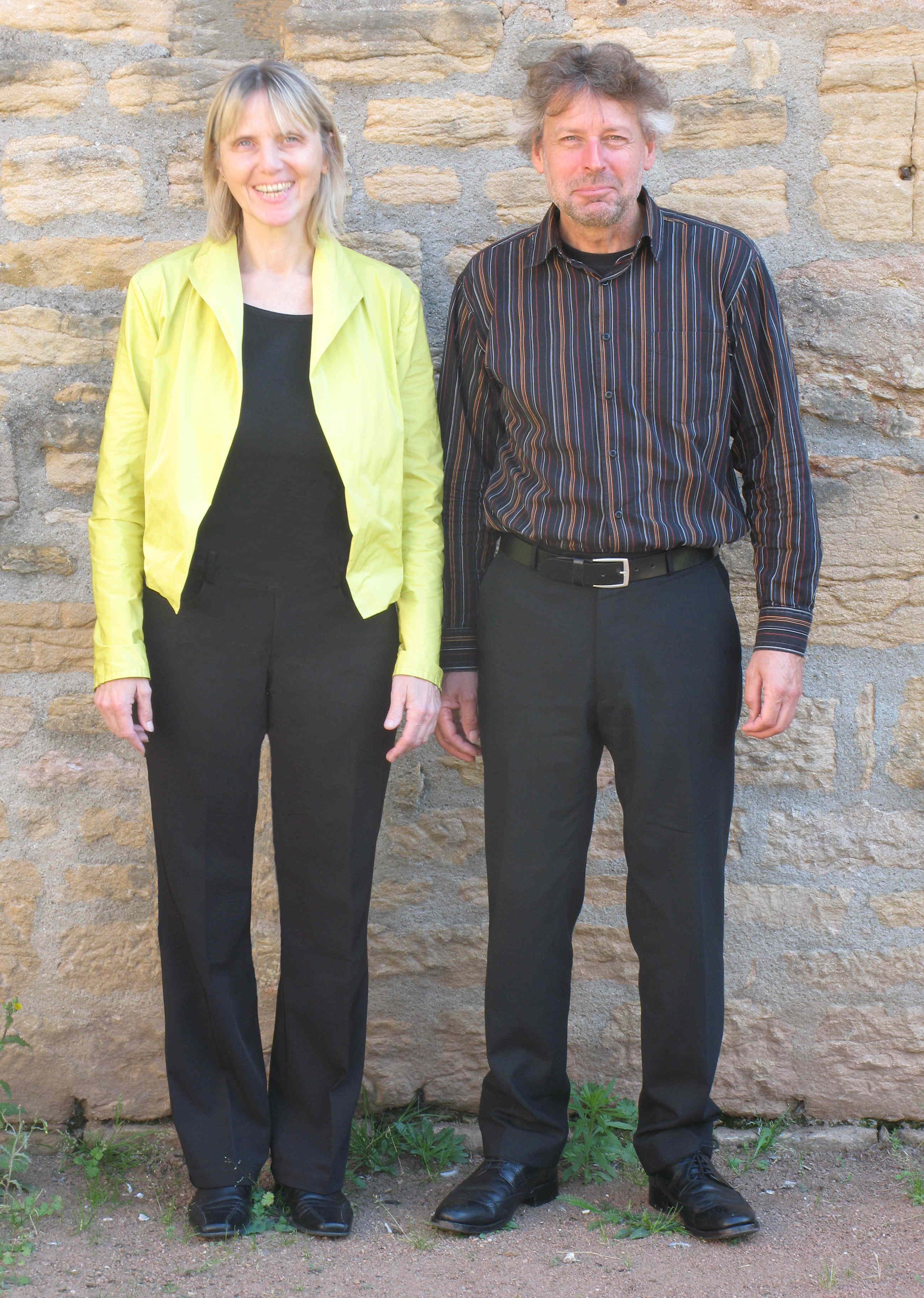 mit Helmut Rauscher in Cluny